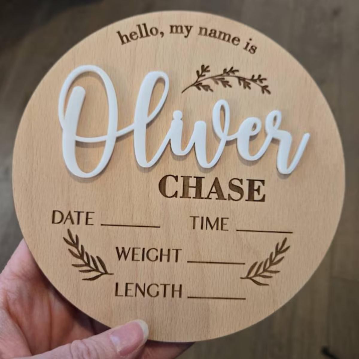 Home Decor Diy - 1 plaque personnalisée en bois pour