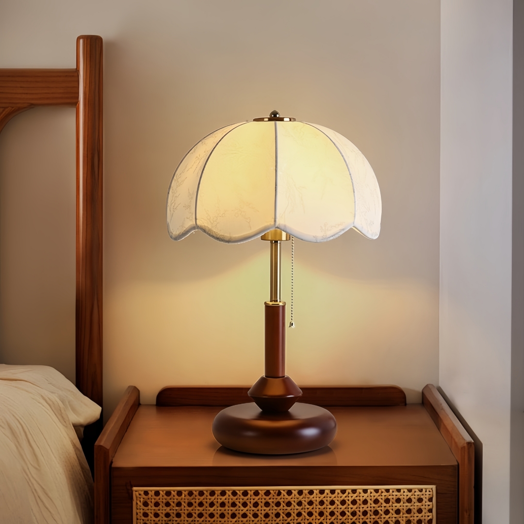 Home Decor Light - Lampe de table vintage à abat-jour