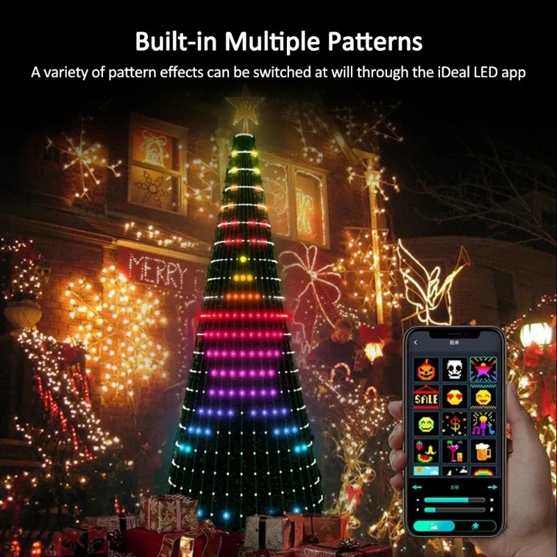 Home Decor Light - Guirlandes lumineuses LED RGB en forme