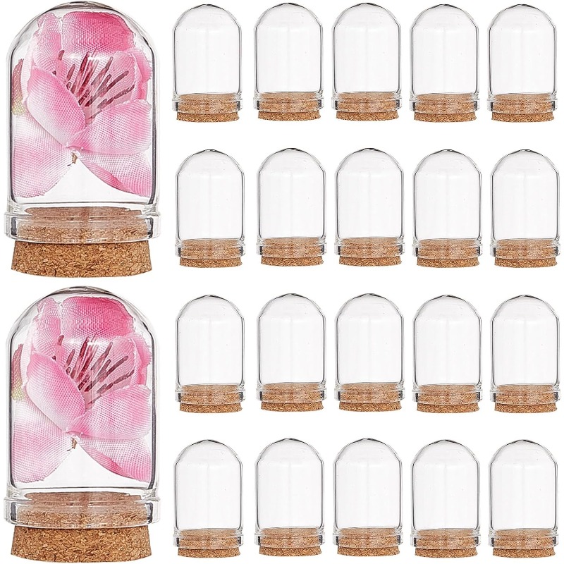 Terrarium Glass Bottle - 20 ensembles de Cloche en verre,