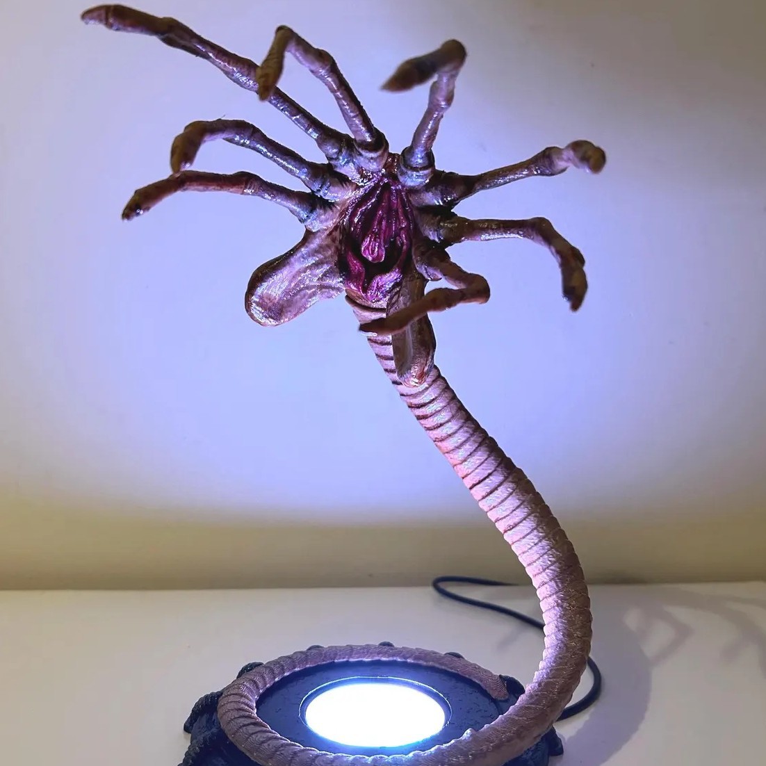 Home Decor Light - Lampe Alien Facehugger, veilleuse, décoration de