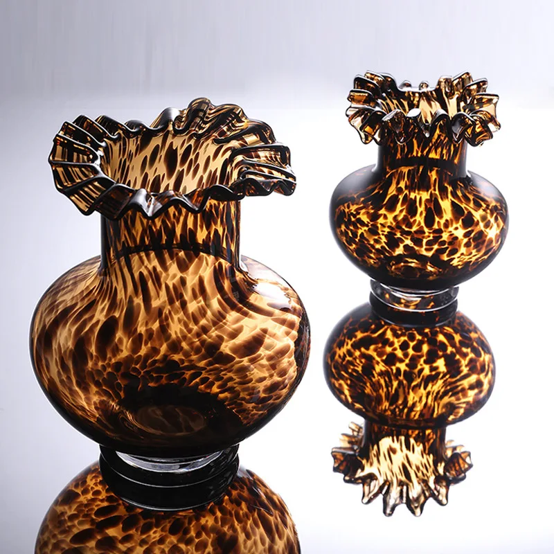 Terrarium Glass Bottle - Vase en verre créatif à imprimé