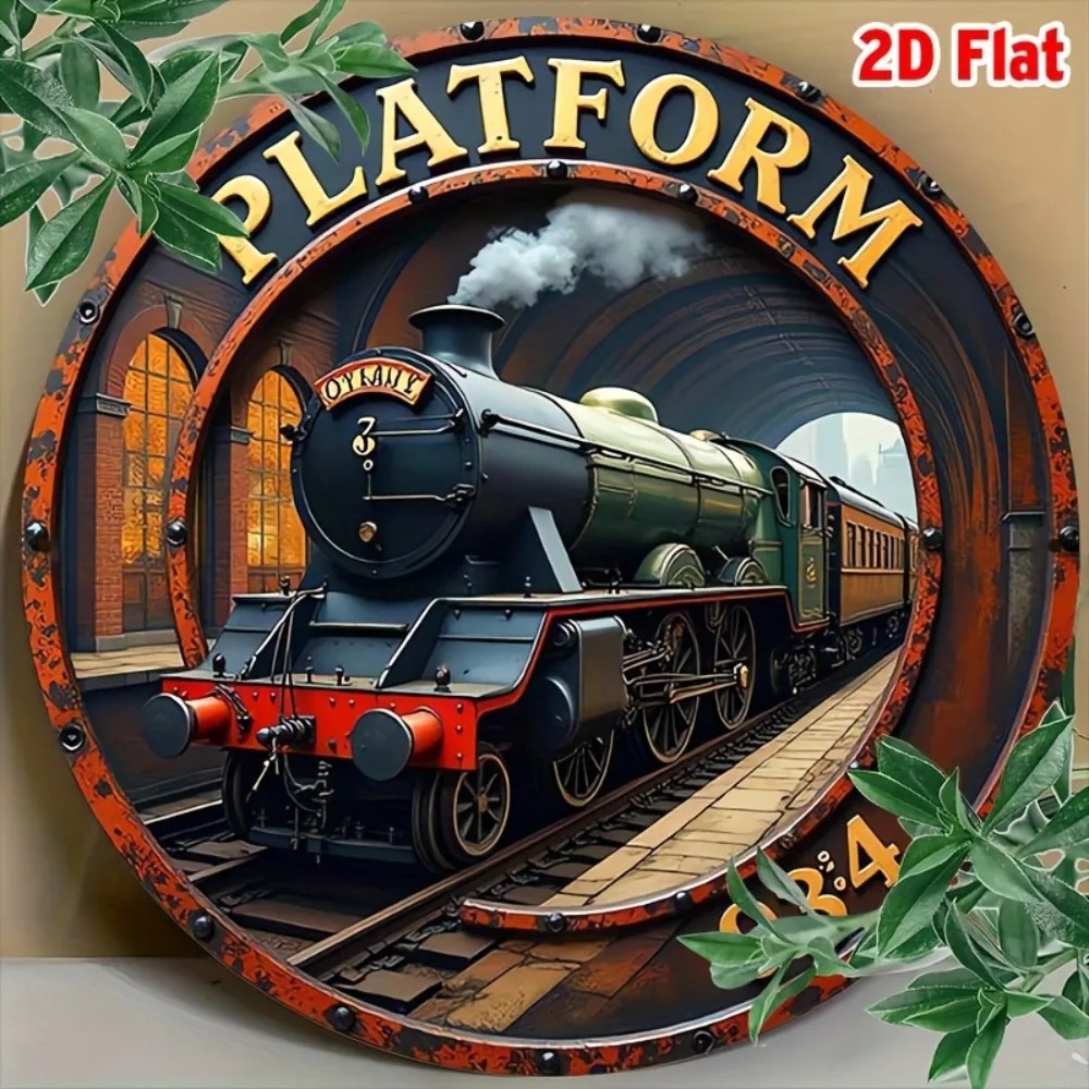 Home Decor Express - Plaque en métal vintage durable -