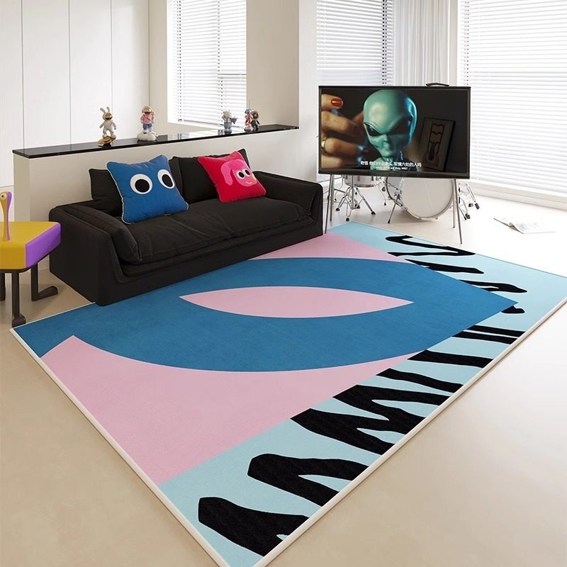 Home Decor Ig - Tapis de salon à imprimé abstrait