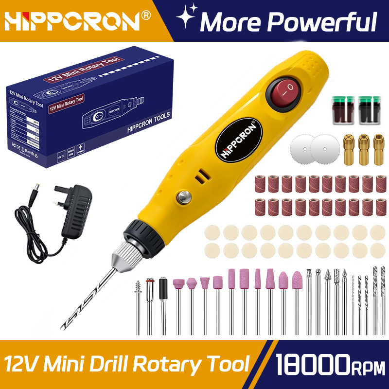 Home Decor Uk - Hippcron Mini perceuse électrique portative avec