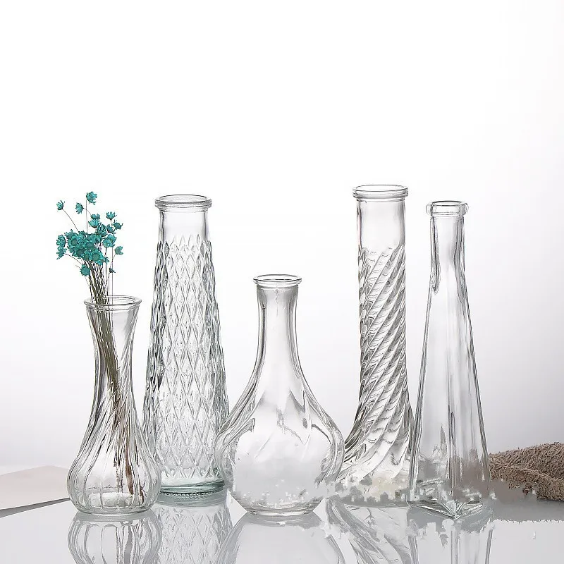 Terrarium Glass Bottle - Vase à fil Simple, dispositif d'arrangement