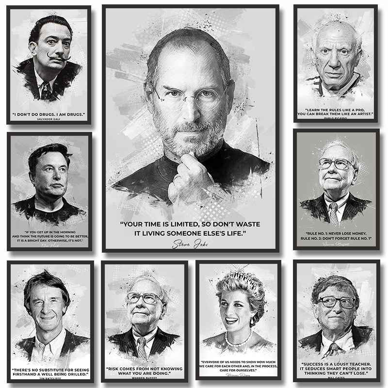 Home Decor Jobs - Affiche d'art mural avec citation de