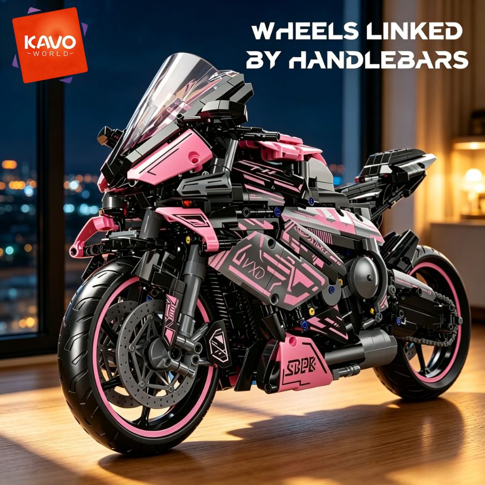 Home Decor On Wheels - KAVOWORLD Kit de construction de moto