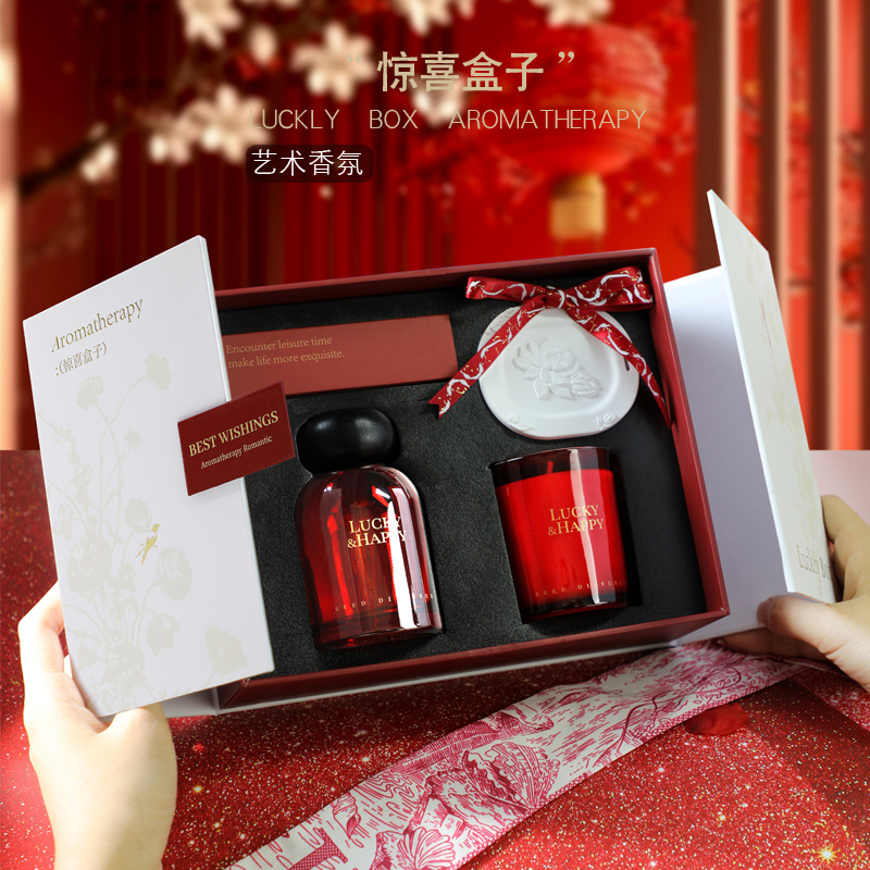 Coffret cadeau de bougies parf - Scented Candle Set avis et prix