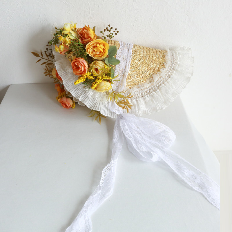 Chapeau de paille à fleurs adh - Home Decor Locations avis et prix