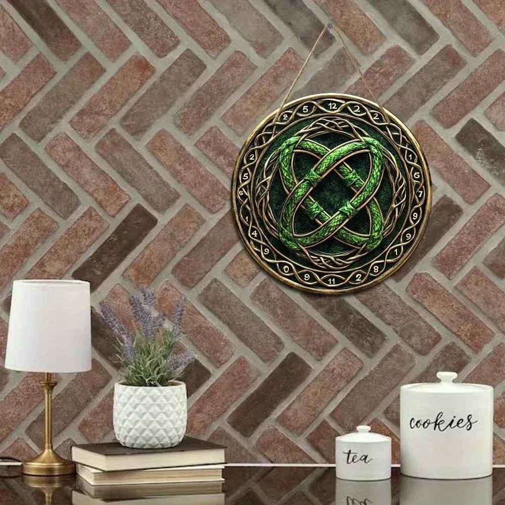 Logo circulaire en bois à nœud - Home Decor Logo Design avis et prix