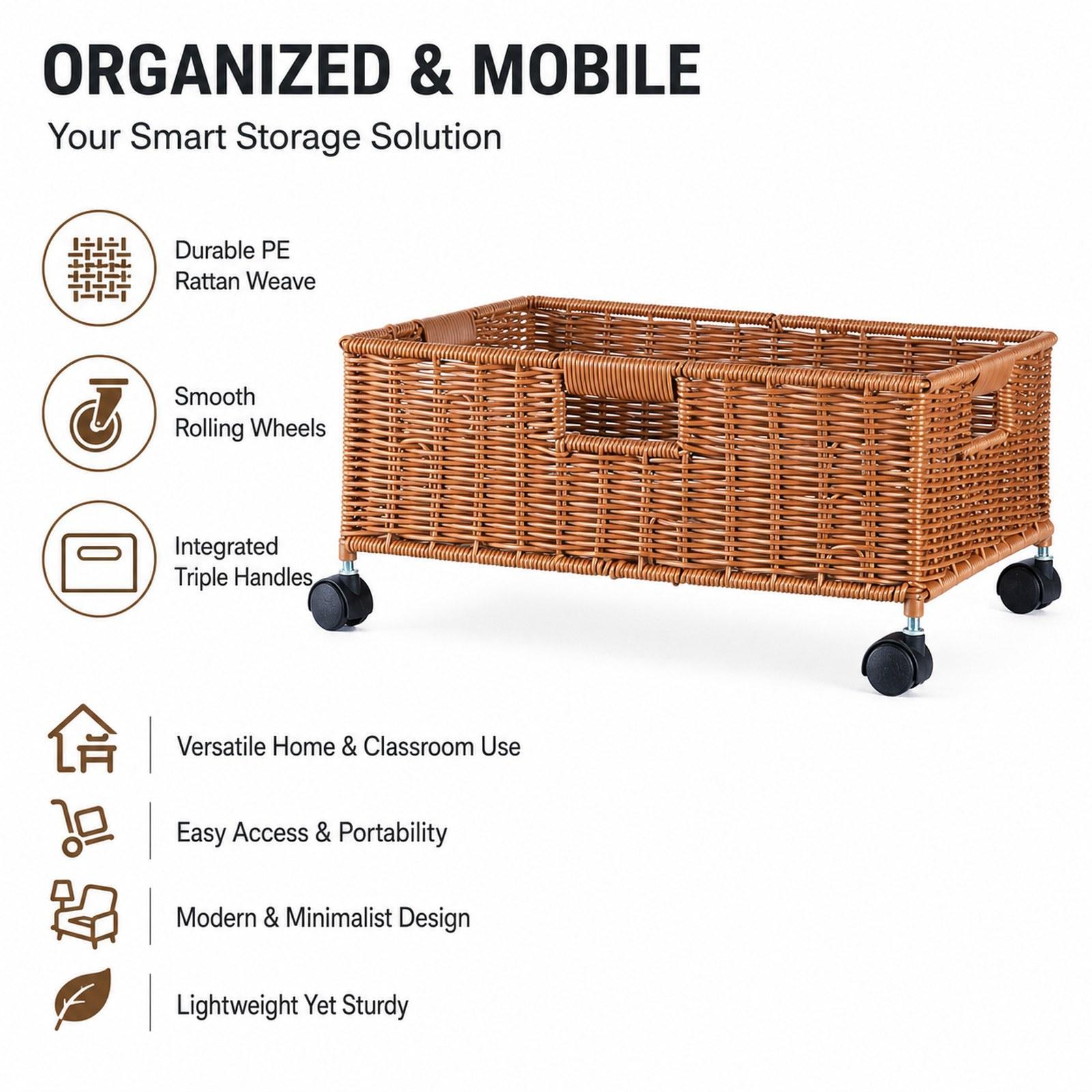 Panier de rangement pour salle - Home Decor On Wheels avis et prix