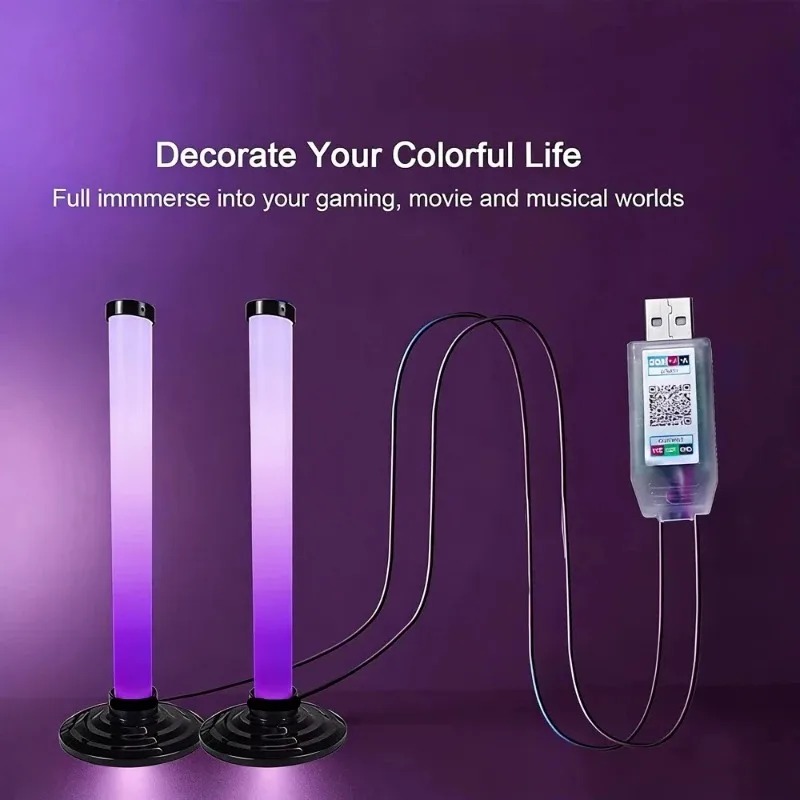Barre lumineuse LED RGB alimen - Home Decor Light avis et prix