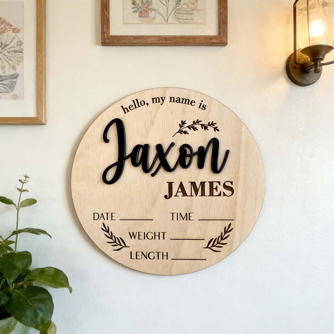 1 plaque personnalisée en bois - Home Decor Diy avis et prix