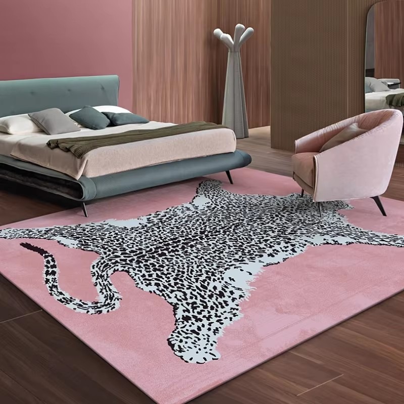 Tapis pour salon léopard luxe  - Home Decor Ig avis et prix