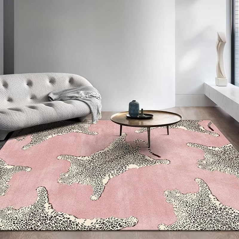 Tapis pour salon léopard luxe  - Home Decor Ig avis et prix