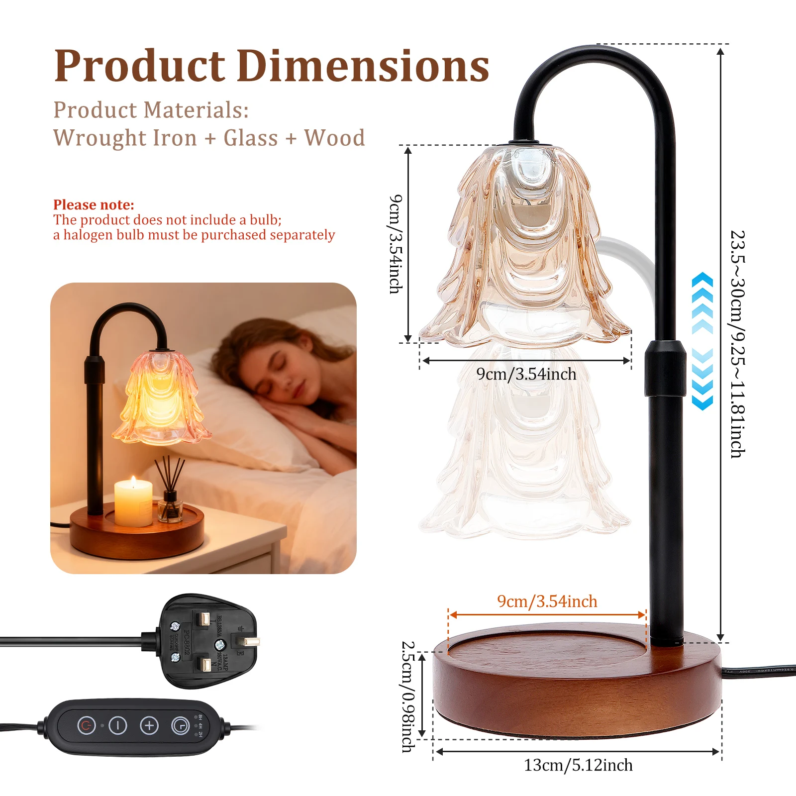 Lampe chauffe-bougie décorativ - Home Decor Uk avis et prix