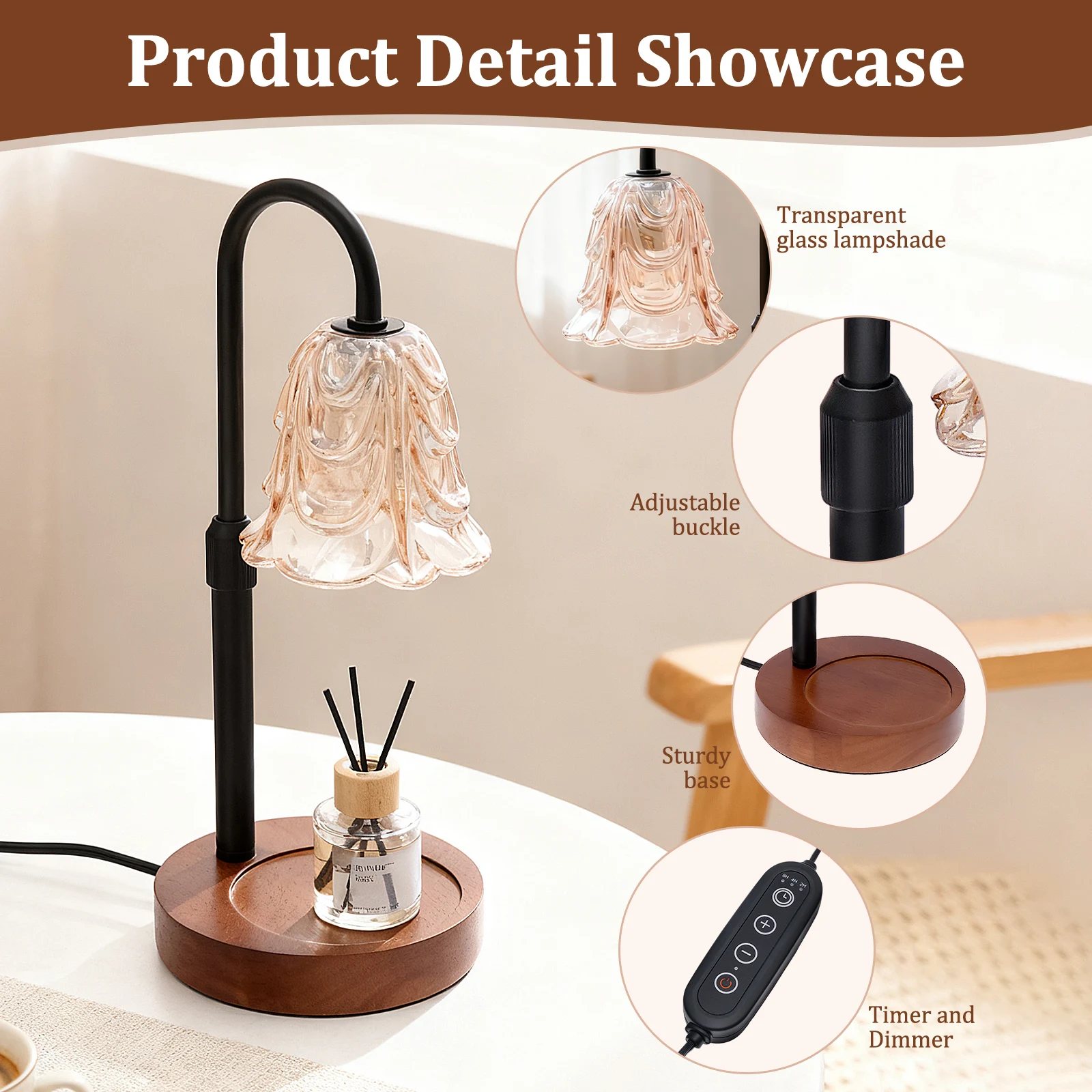 Lampe chauffe-bougie décorativ - Home Decor Uk avis et prix