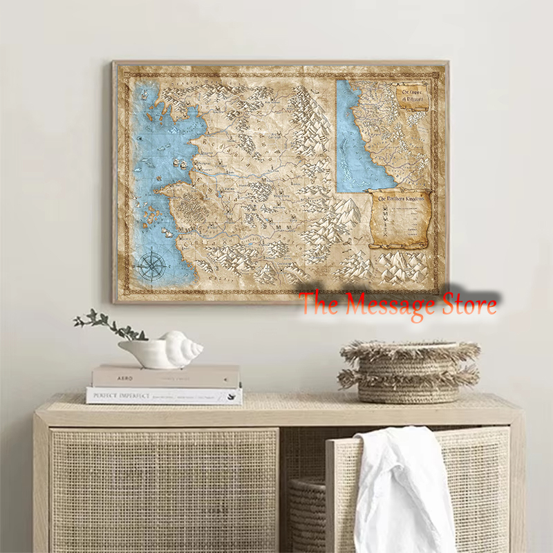 Carte du monde Witcher, locali - Home Decor Locations avis et prix
