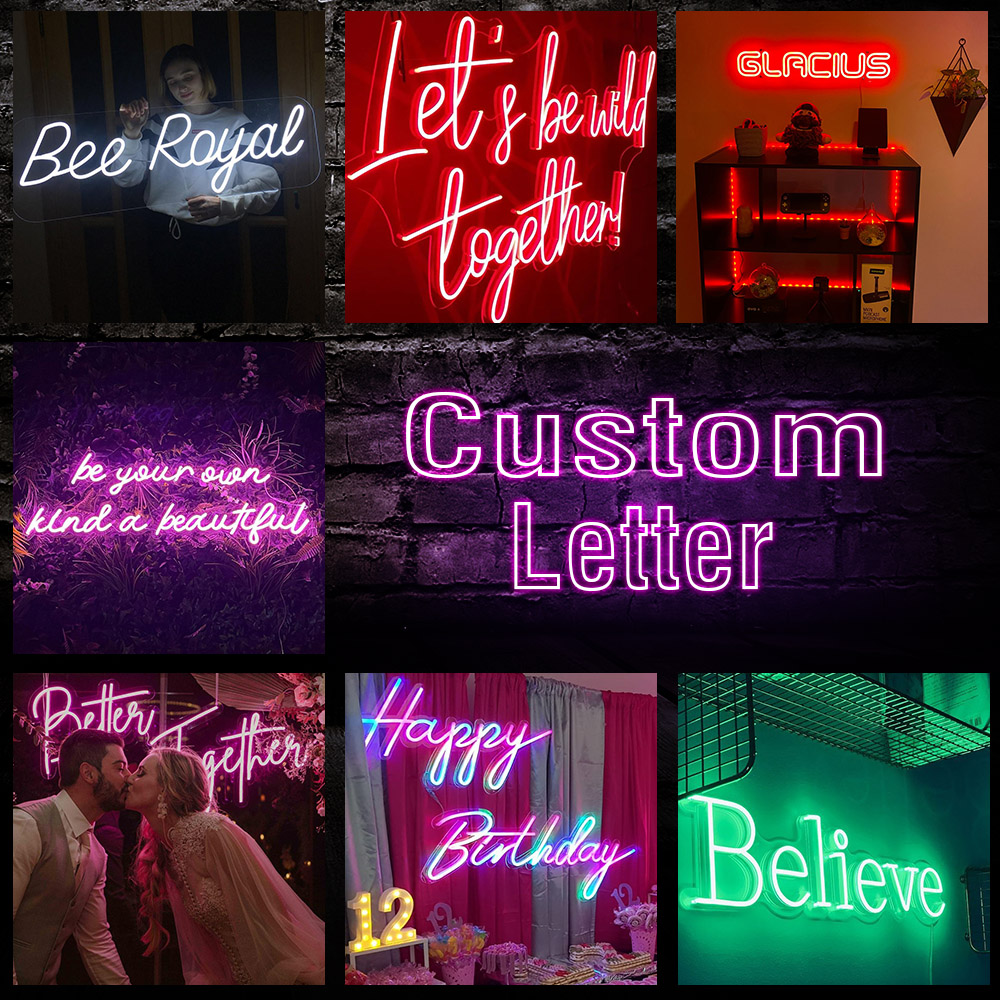 Enseigne au néon LED personnal - Home Decor Logo Design avis et prix
