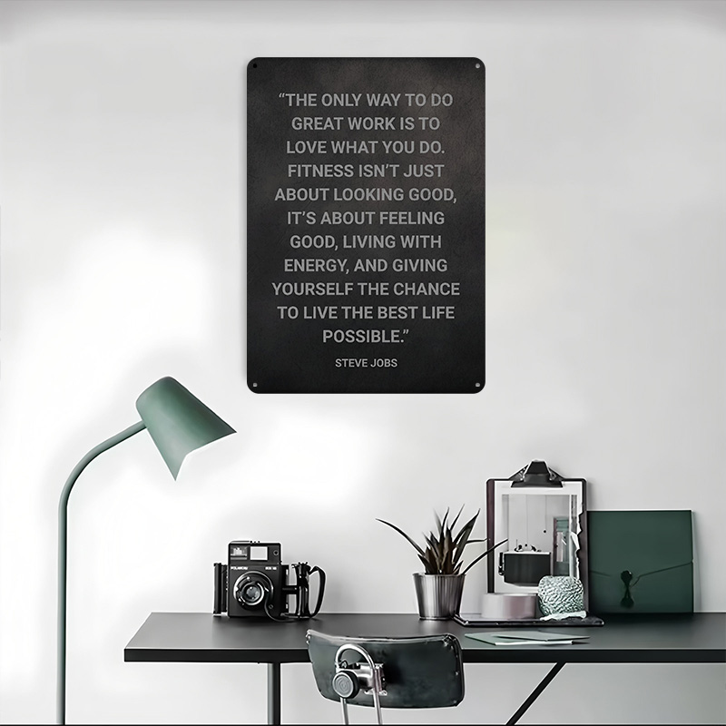 Affiche Métallique Citation St - Home Decor Jobs avis et prix