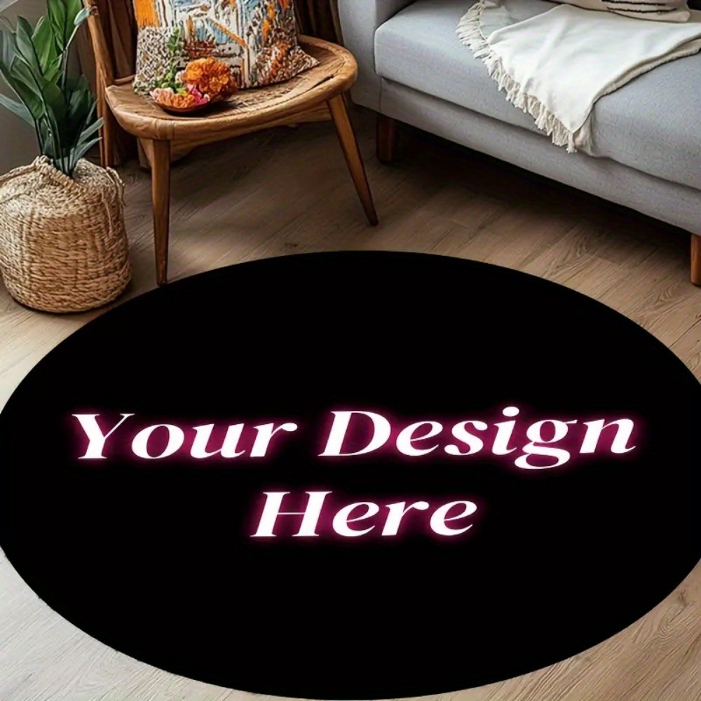Tapis rond antidérapant person - Home Decor Logo Design avis et prix
