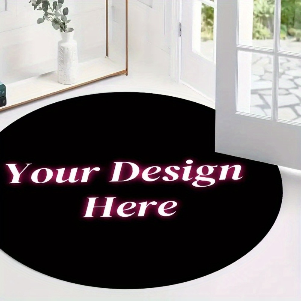 Tapis rond antidérapant person - Home Decor Logo Design avis et prix