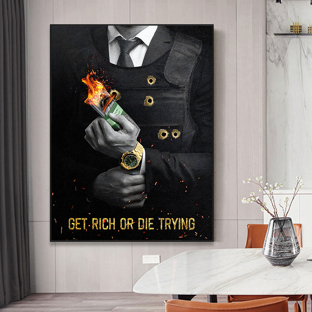 Affiche imprimée sur toile ave - Home Decor Quotes On Wall avis et prix