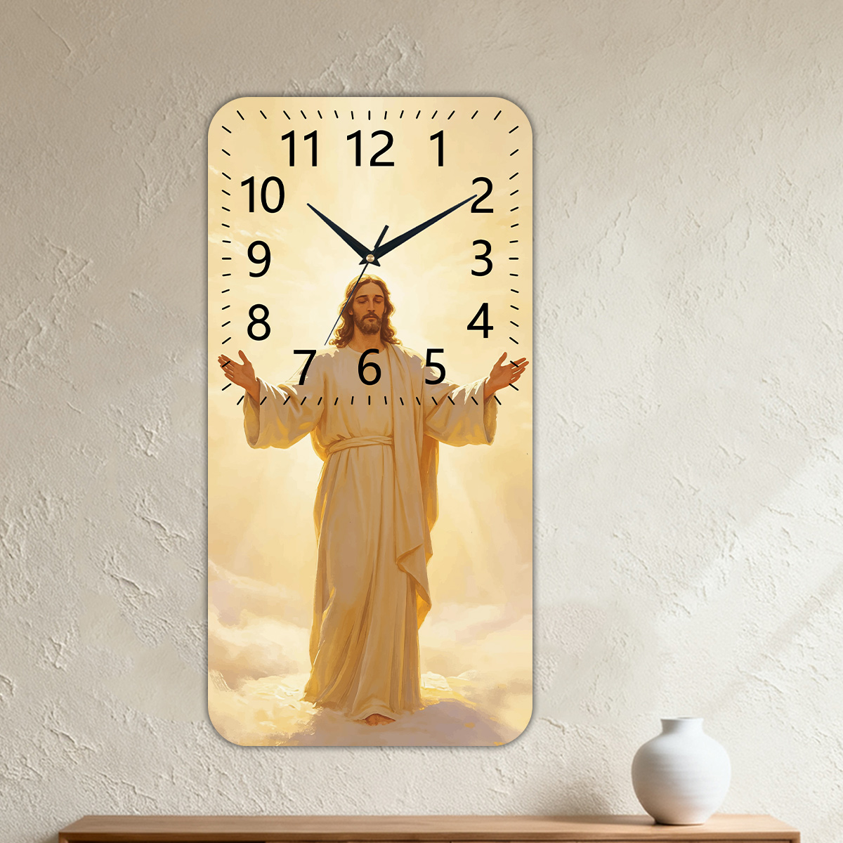 1 pièce Horloge murale rectang - Home Decor Locations avis et prix