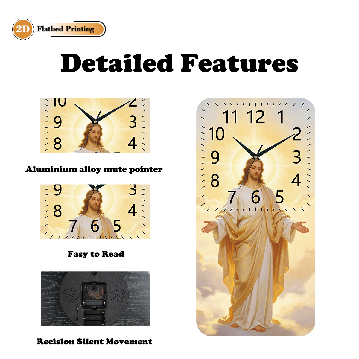 1 pièce Horloge murale rectang - Home Decor Locations avis et prix