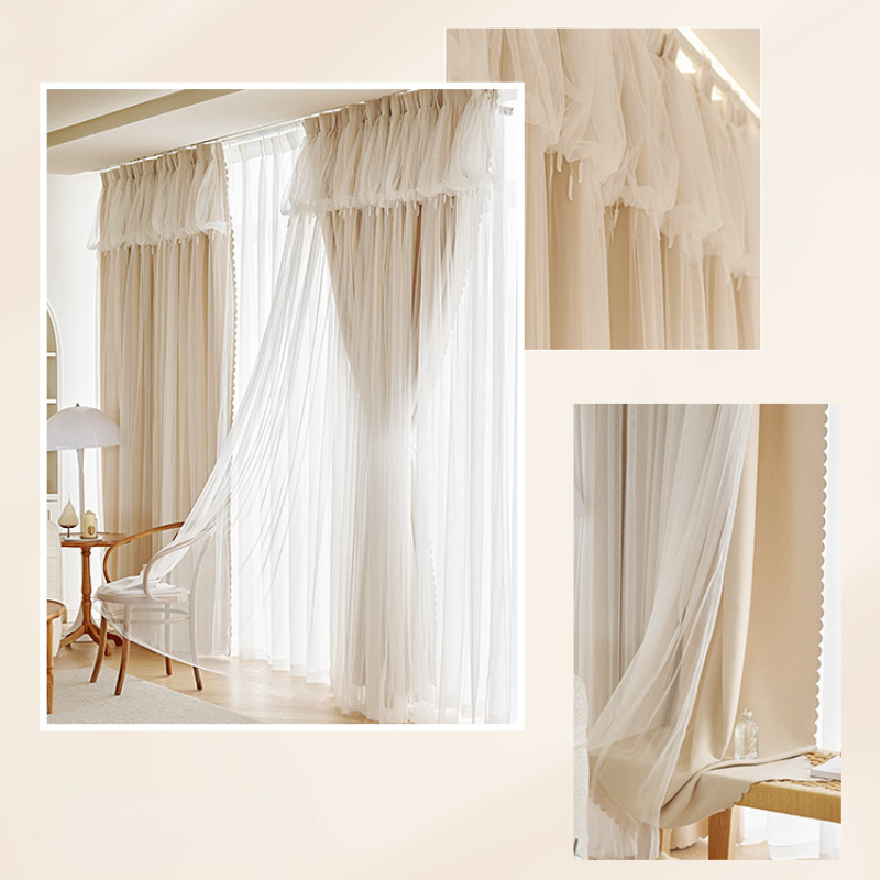 Rideau en dentelle noir occult - Home Decor Ig avis et prix