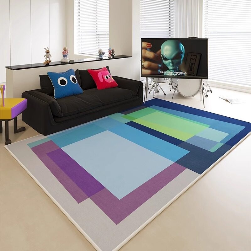 Tapis de salon à imprimé abstr - Home Decor Ig avis et prix