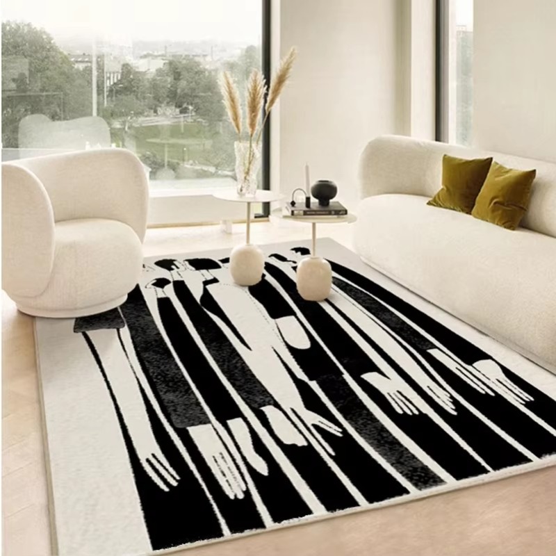 Tapis de salon minimaliste mod - Home Decor Ig avis et prix