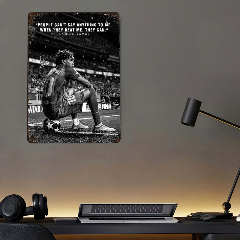 Affiche métallique avec citati - Home Decor Quotes On Wall avis et prix