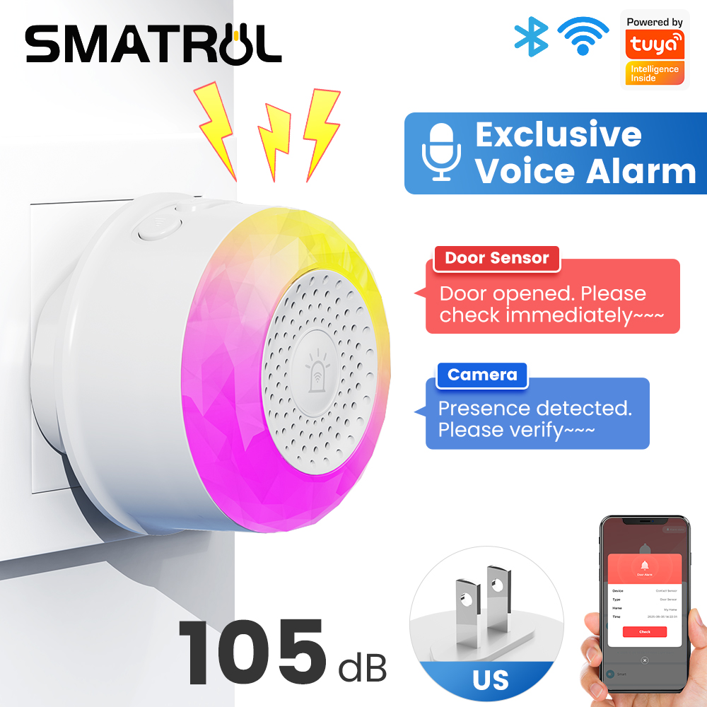 Capteur d'alarme sonore et lum - Home Decor Uk avis et prix