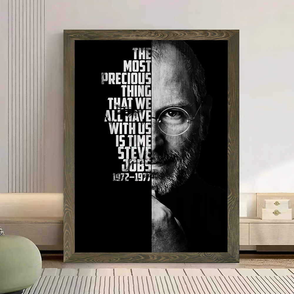 Affiche sur toile Steve Jobs,  - Home Decor Jobs avis et prix