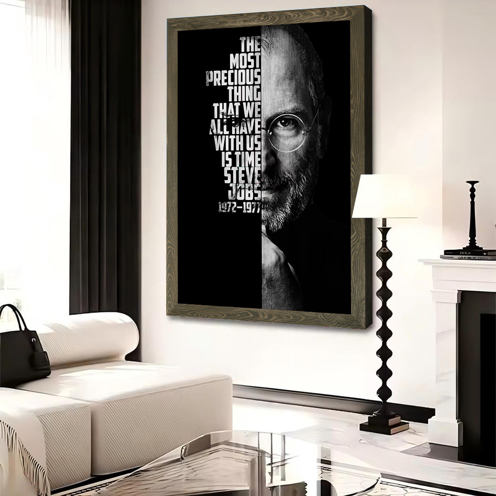Affiche sur toile Steve Jobs,  - Home Decor Jobs avis et prix