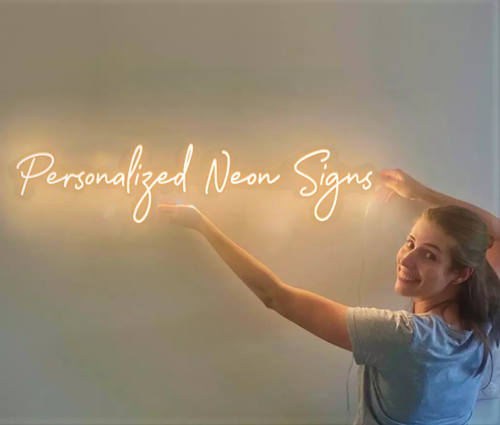 Enseigne au néon LED personnal - Home Decor Logo Design avis et prix