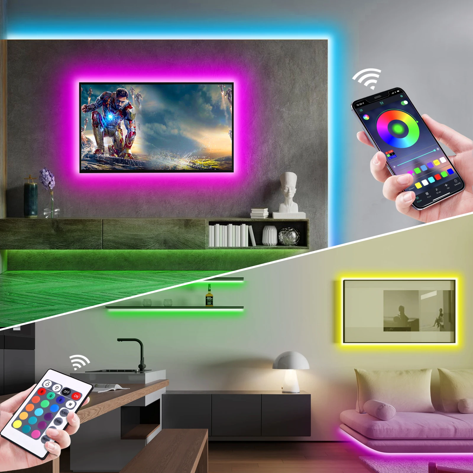 Bande lumineuse LED néon RGB,  - Home Decor Light avis et prix